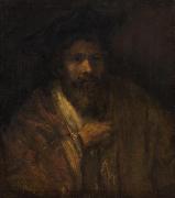 REMBRANDT Harmenszoon van Rijn, Bartiger Mann